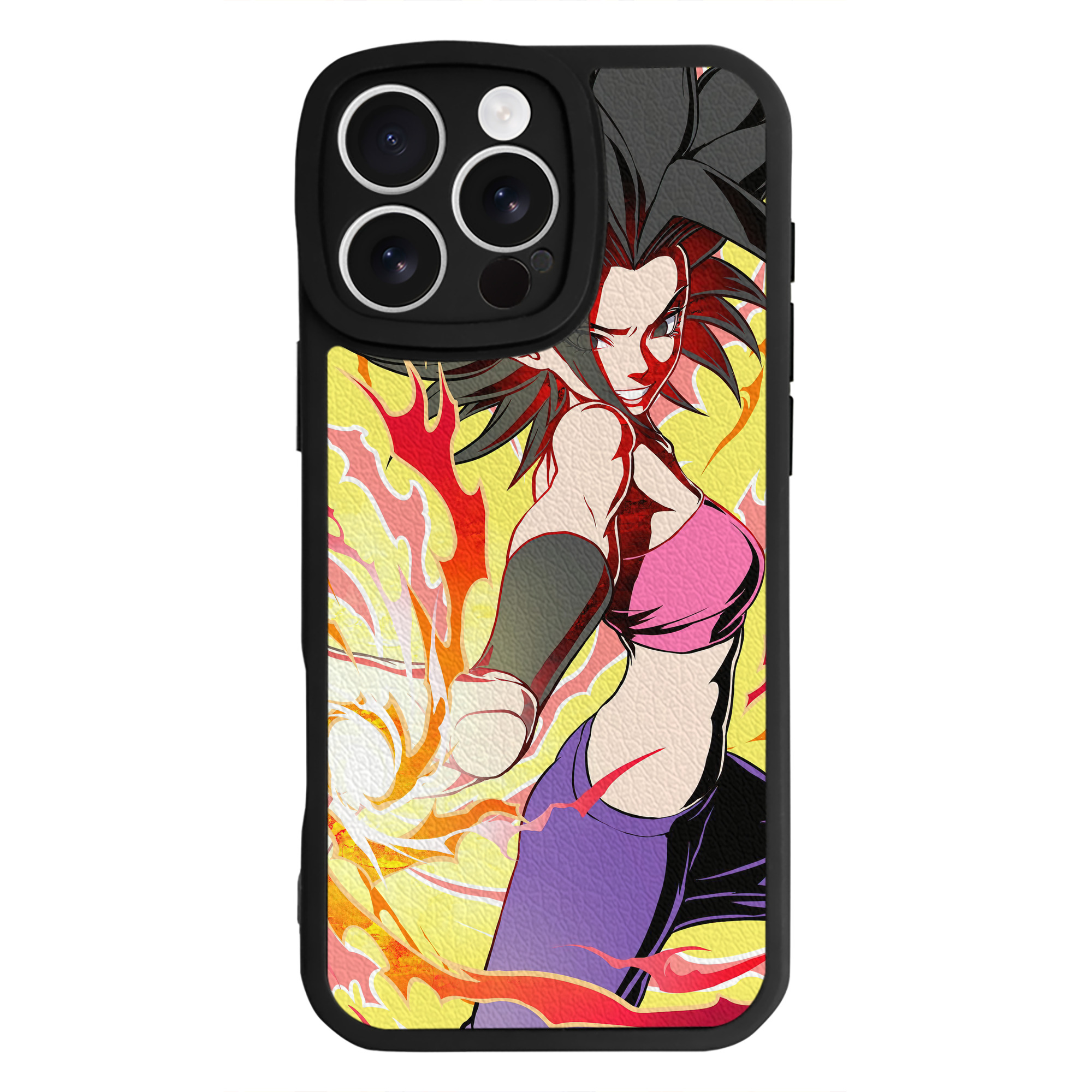（画像用） ドラゴンボール DRAGON BALL 【iPhone 16シリーズ対応】シリコンスマホケース（レザー調） 材質：シリコン